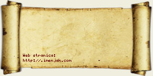 Jelisavka Ržaničanin vizit kartica